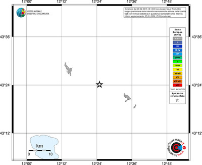 Mappa EMS - territori località
