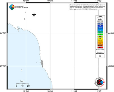 Mappa EMS - territori località