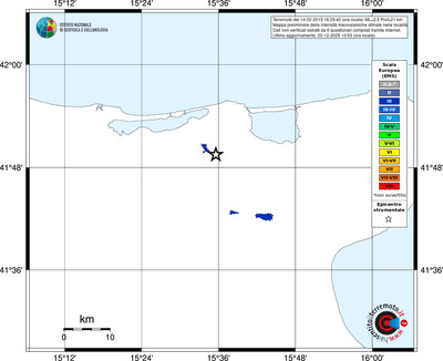 Mappa EMS - territori località