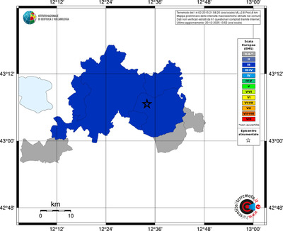 Mappa EMS - territori comuni