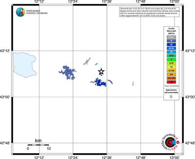 Mappa MCS - territori località