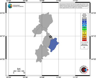 Mappa MCS - territori comuni