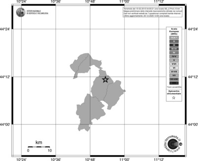 Mappa EMS - territori comuni