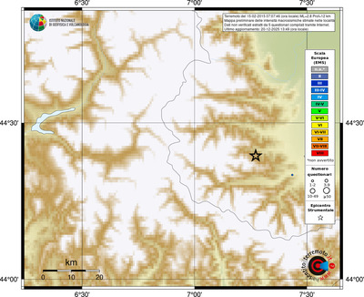 Mappa EMS - località