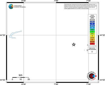 Mappa EMS - territori località
