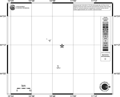 Mappa EMS - territori località