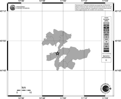 Mappa EMS - territori comuni