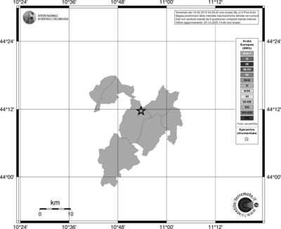 Mappa EMS - territori comuni