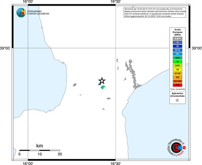 Mappa EMS - territori località