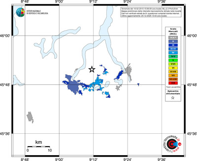 Mappa MCS - territori località