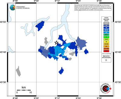 Mappa MCS - territori comuni