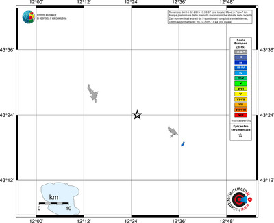 Mappa EMS - territori località