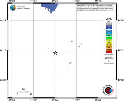 Mappa MCS - territori località