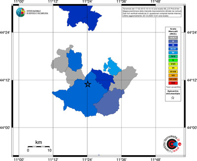Mappa MCS - territori comuni