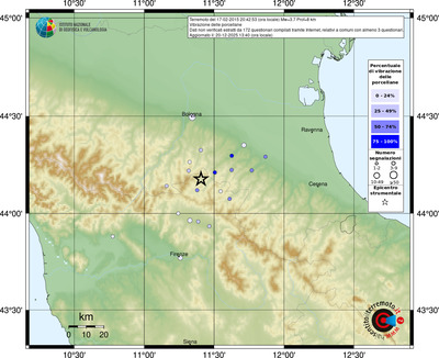 Mappa comuni con almeno 3 questionari