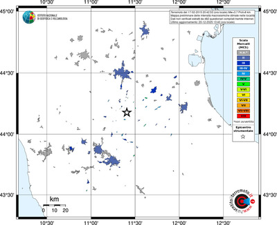 Mappa MCS - territori località