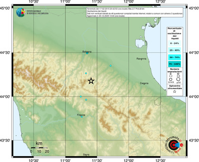 Mappa comuni con almeno 3 questionari