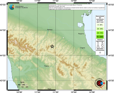 Mappa comuni con almeno 3 questionari