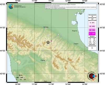 Mappa comuni con almeno 3 questionari