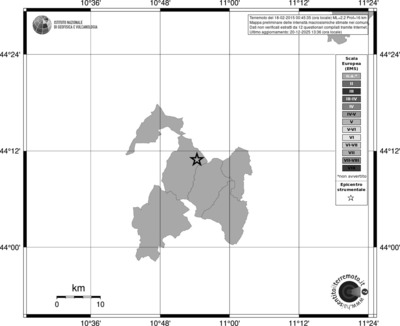 Mappa EMS - territori comuni