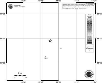 Mappa MCS - territori località