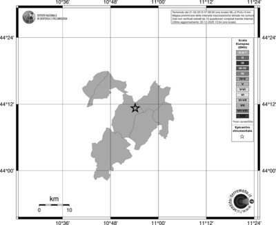 Mappa EMS - territori comuni