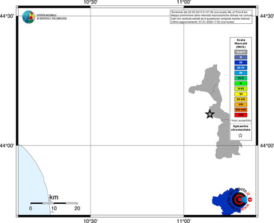 Mappa MCS - territori comuni