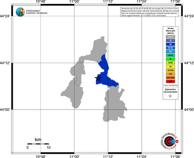 Mappa MCS - territori comuni