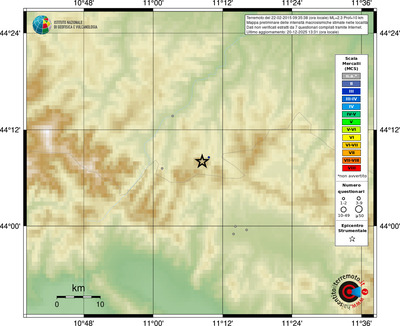 Mappa MCS - località