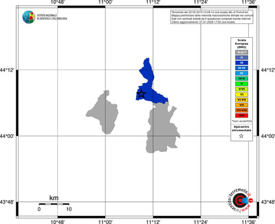Mappa EMS - territori comuni