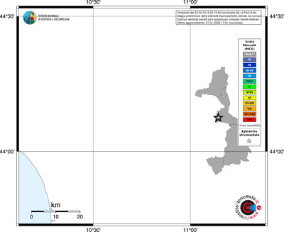 Mappa MCS - territori comuni