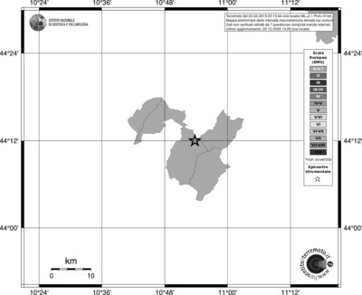 Mappa EMS - territori comuni