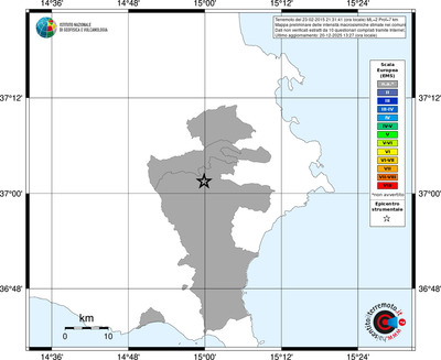 Mappa EMS - territori comuni