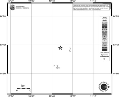 Mappa MCS - territori località