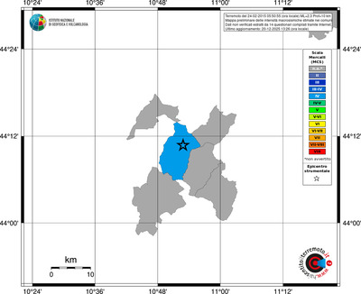 Mappa MCS - territori comuni