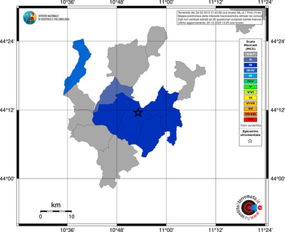 Mappa MCS - territori comuni