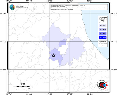 Mappa territorio comunale con almeno 3 questionari