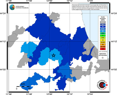 Mappa EMS - territori comuni