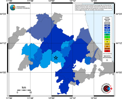 Mappa MCS - territori comuni