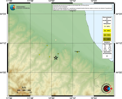 Mappa comuni con almeno 3 questionari
