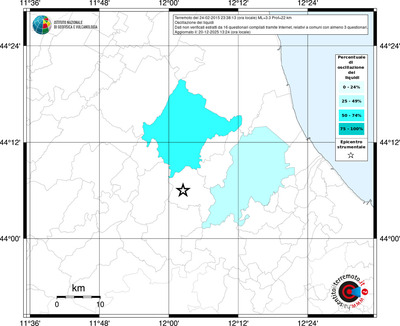 Mappa territorio comunale con almeno 3 questionari