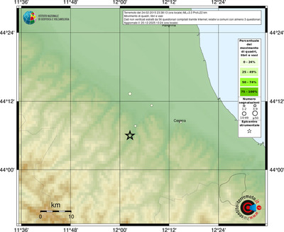 Mappa comuni con almeno 3 questionari