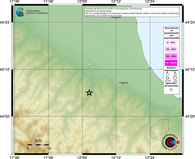 Mappa comuni con almeno 3 questionari