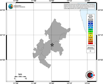 Mappa MCS - territori comuni