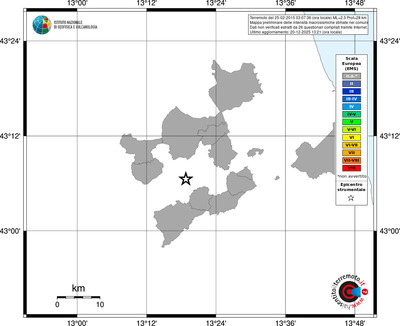 Mappa EMS - territori comuni