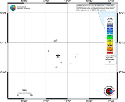 Mappa MCS - territori località