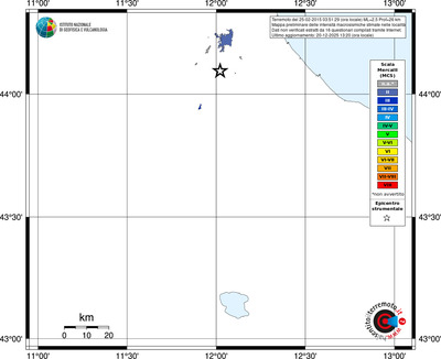 Mappa MCS - territori località