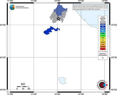 Mappa MCS - territori comuni