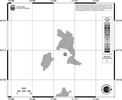 Mappa EMS - territori comuni