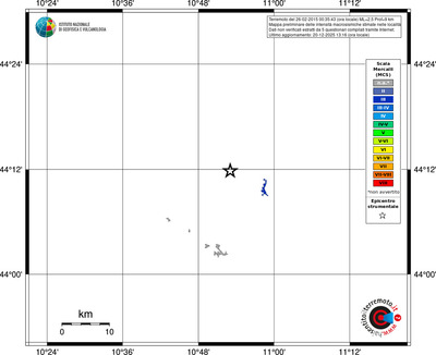 Mappa MCS - territori località